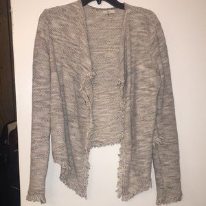 Joie tweed knit open jacket!